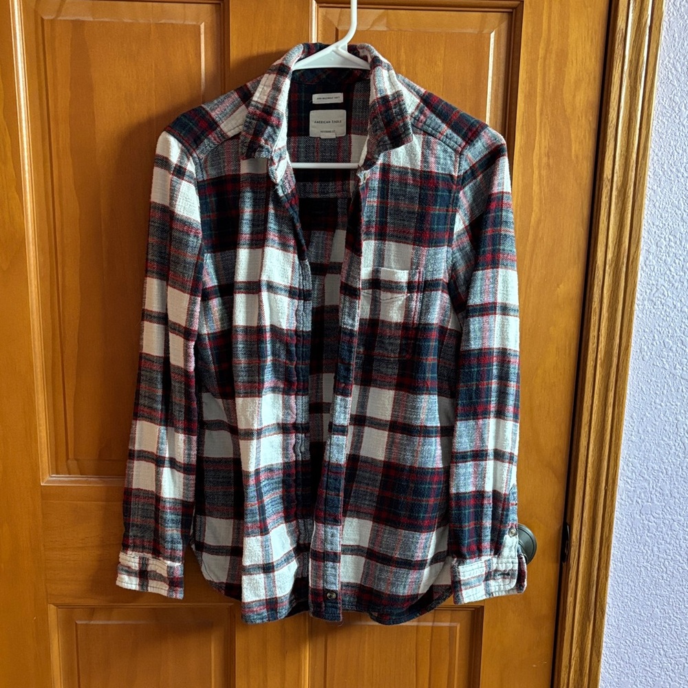 American Eagle plaid flannel shirt